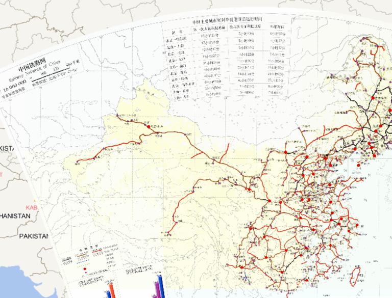 中国铁路网在线地图