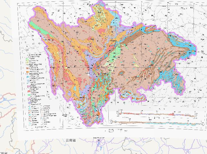 中国四川省水文地质在线地图