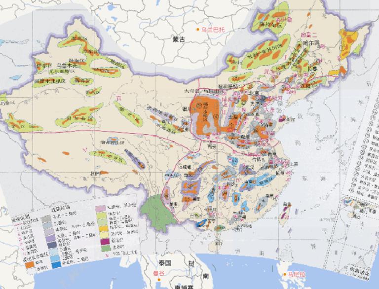 中国煤炭能源分布在线地图