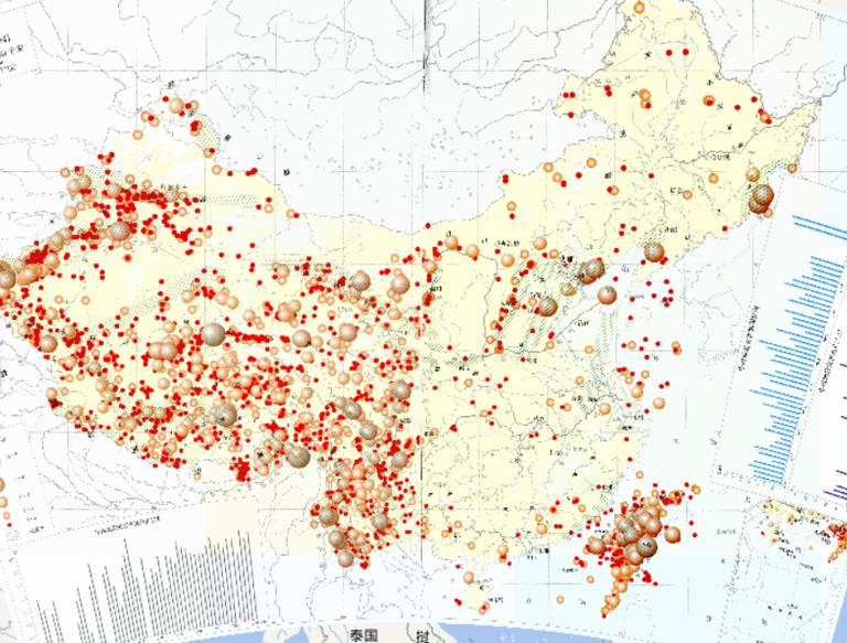 1949-2004年中国地震在线地图