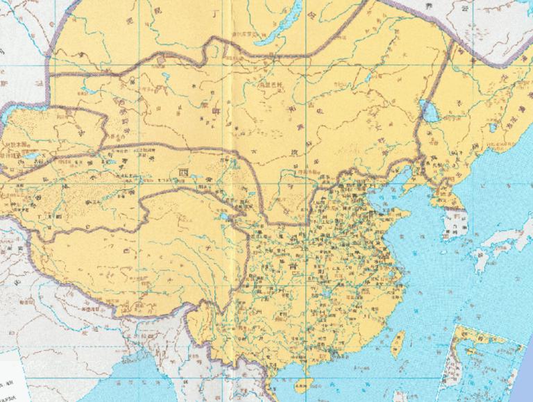 282年中国西晋时期形势在线历史地图