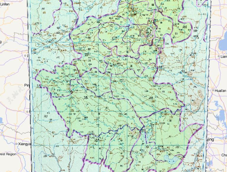 中国三国时期魏国兖州、豫州、扬州历史地图