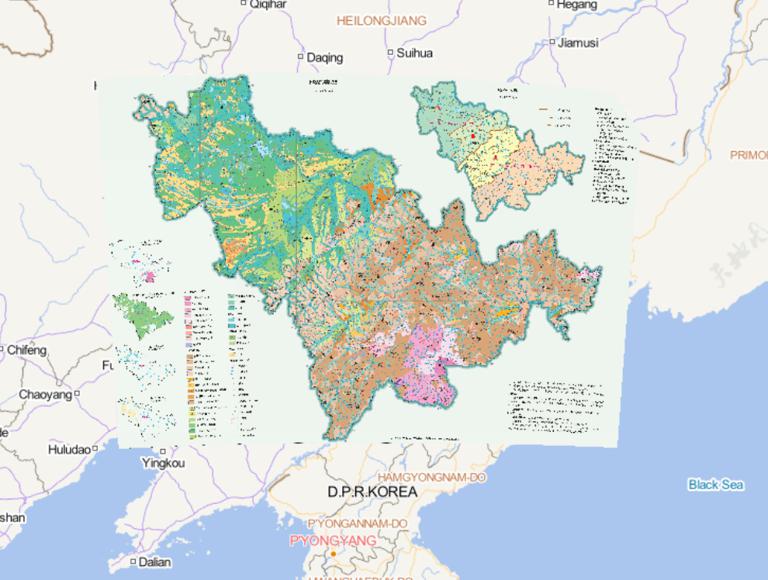 吉林省地貌类型在线地图