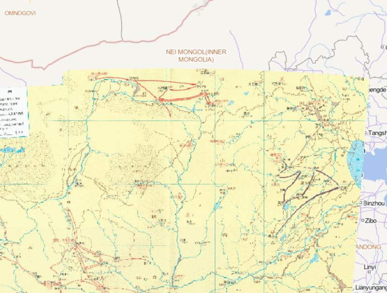 523-531年中国南北朝时期北魏末年各族人民起义在线历史地图