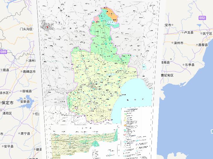 中国天津市水文地质在线地图