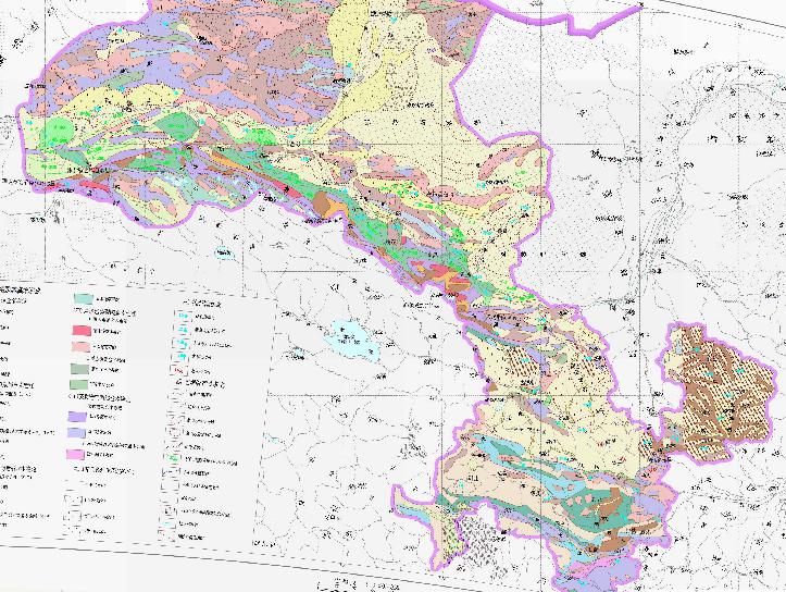 中国甘肃省水文地质在线地图