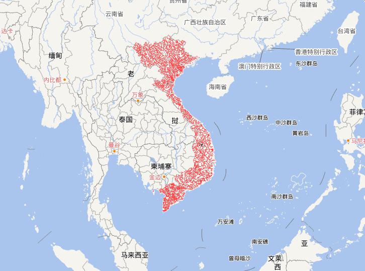 越南水域路线