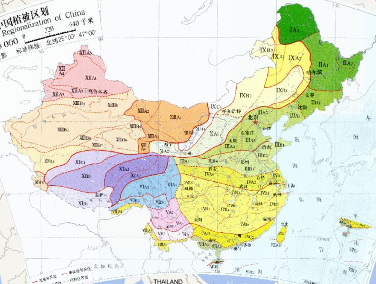 中国植被区划在线地图