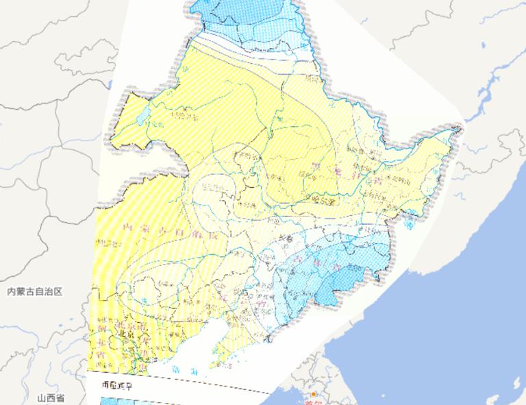 2010年7月下旬中国东北洪涝灾害旬降雨量距平在线地图