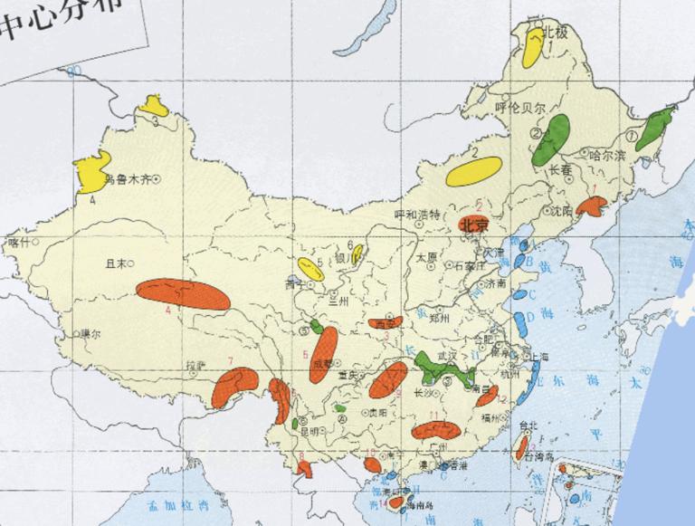 中国生物多样性中心分布在线地图