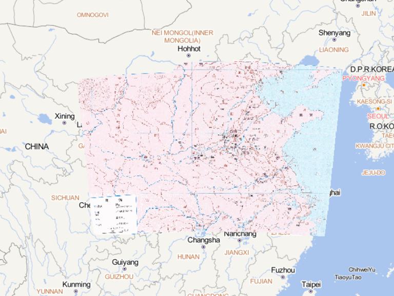 中国夏朝黄河长江中下游地区在线历史地图