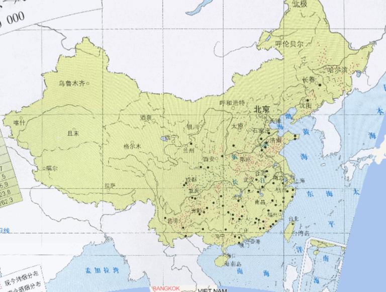 中国烟草作物资源（烤烟、晒烟）在线地图