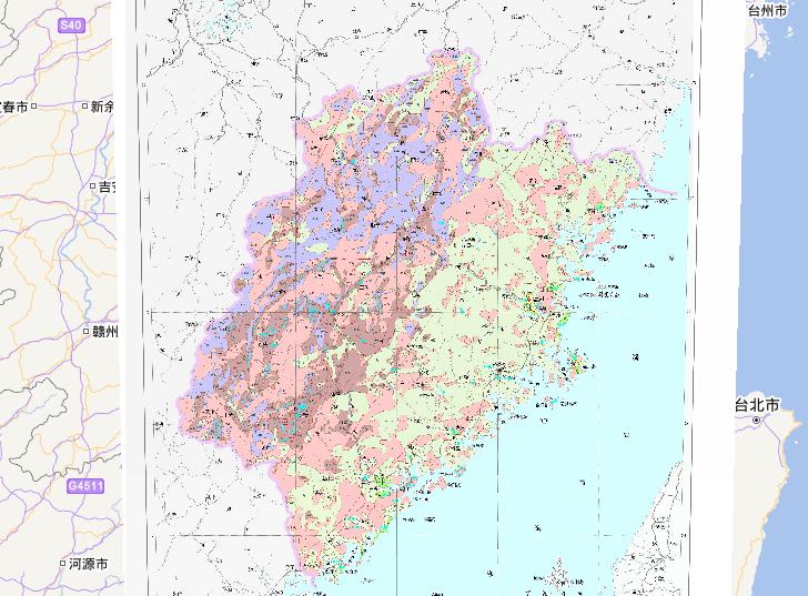 中国福建省水文地质在线地图