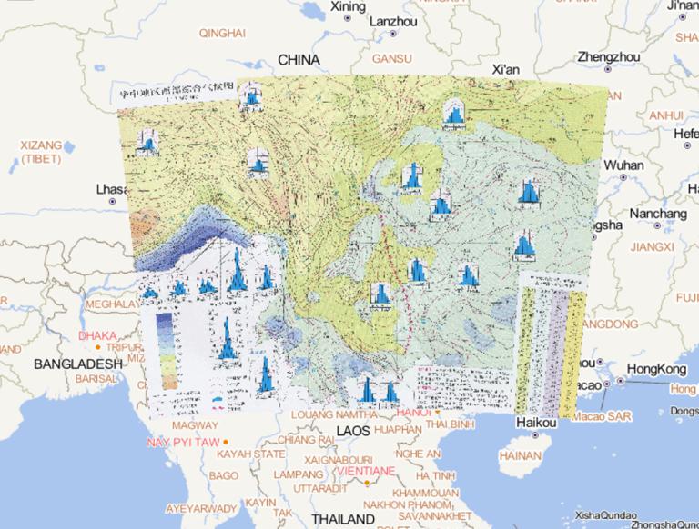 中国华中地区西部综合气候区在线地图