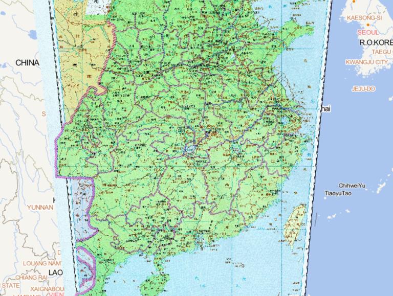 中国唐朝时期元和年间方镇分布历史地图