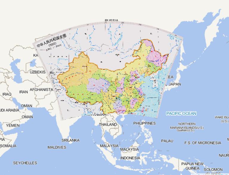 中华人民共和国2002年在线地图