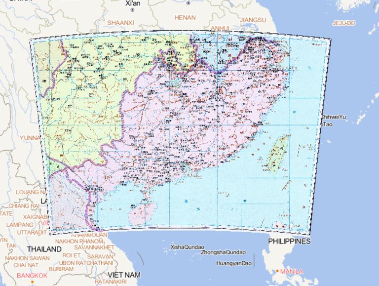 中国南北朝时期南陈历史地图