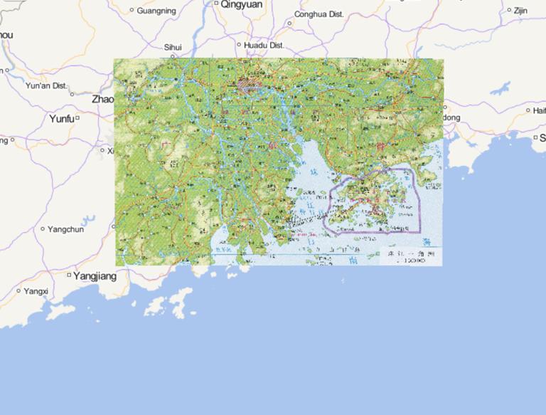 中国珠江三角洲在线地图