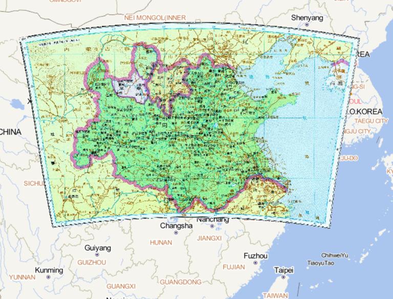 中国五代十国时期周、北汉历史地图