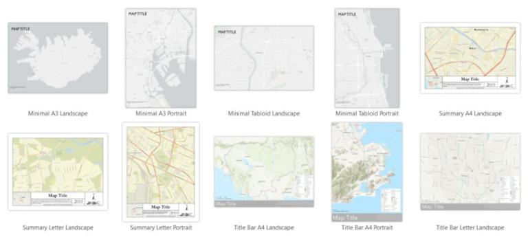 ArcGIS Pro 中的地图布局