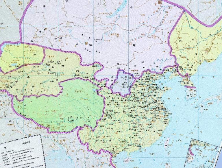 中国西晋时期历史地图