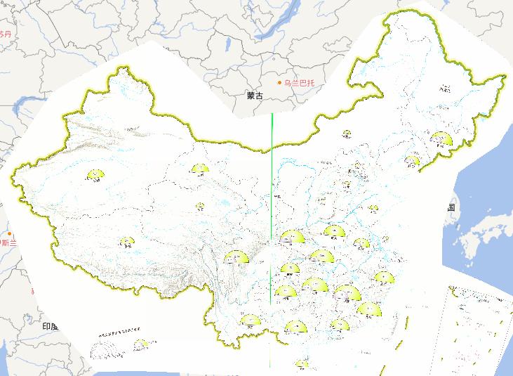 2010年中国地质灾害发生与成功避让在线地图