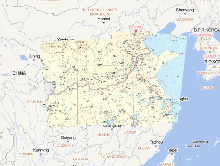 464年中国南北朝时期北魏和刘宋时期黄河长江中下游地区在线历史地图