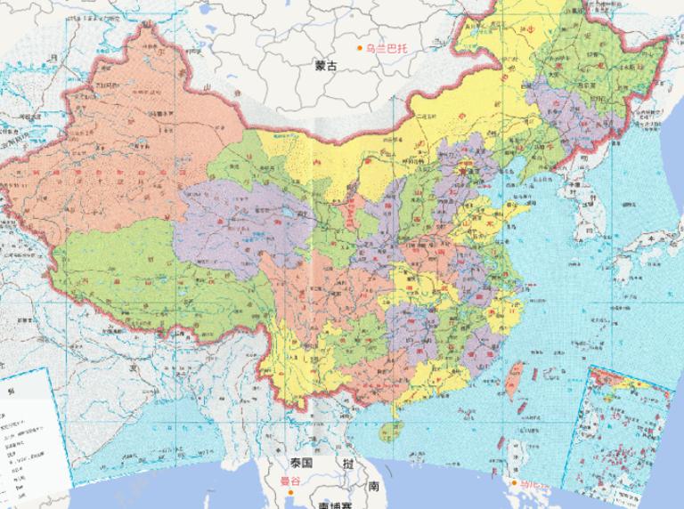 1996年中华人民共和国在线地图