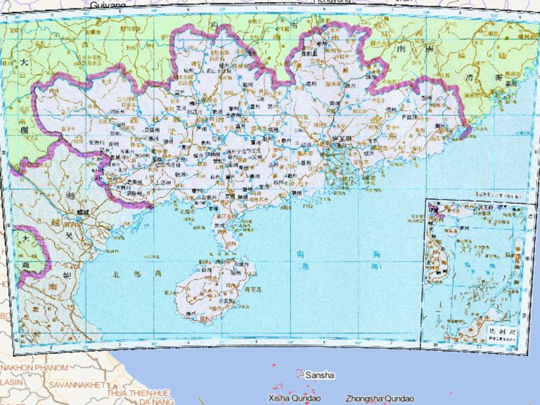 中国五代十国时期南汉历史地图