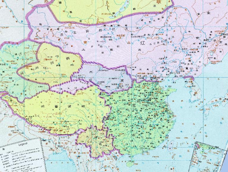 中国北宋、辽时期历史地图