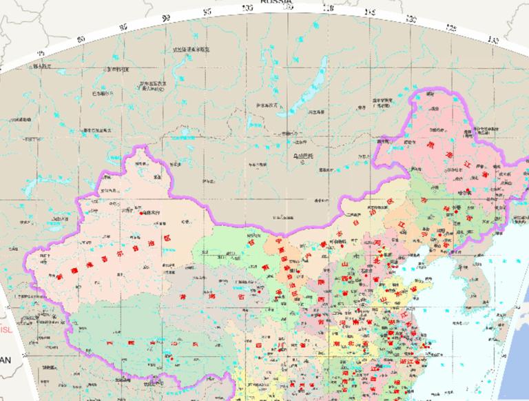 中国行政区划在线地图
