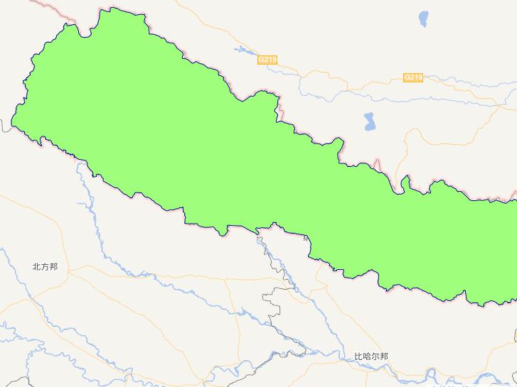 尼泊尔0级行政界限