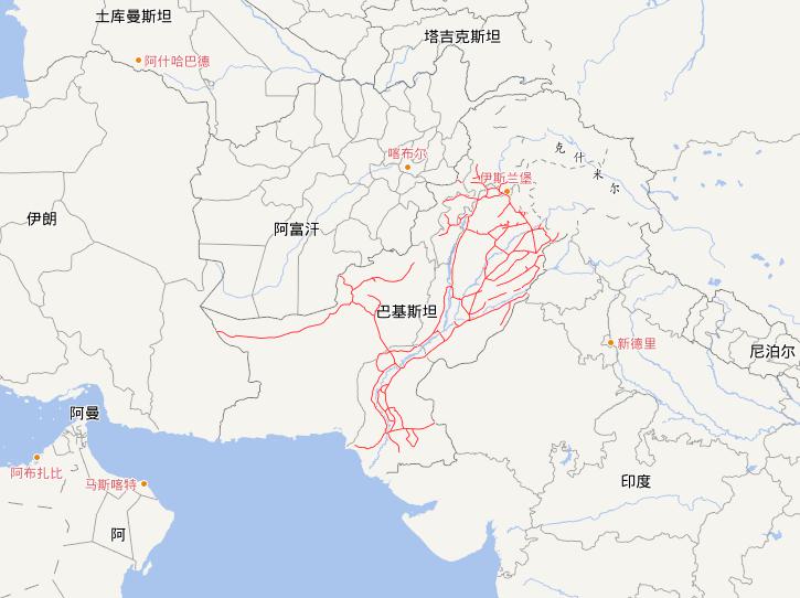 巴基斯坦铁路