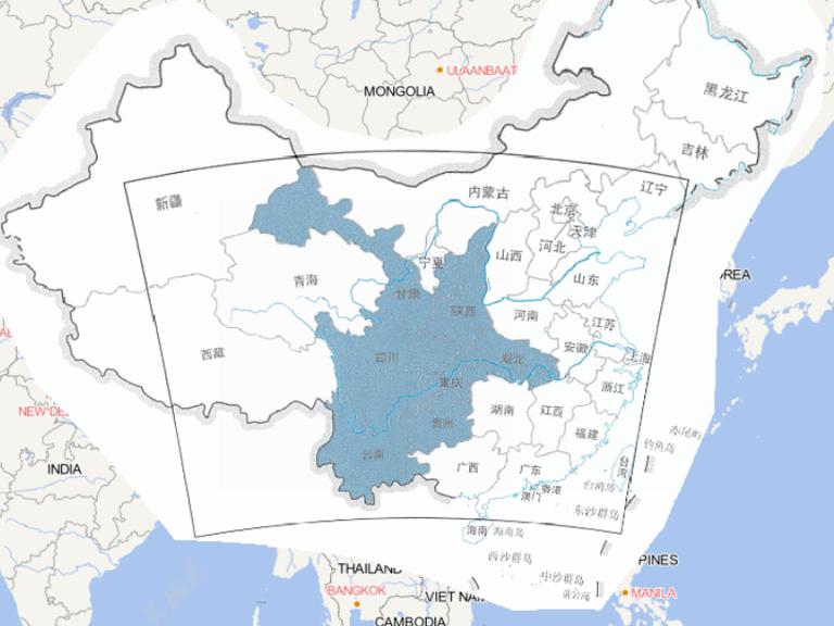 2014年9月中上旬华西洪涝灾害分布在线地图