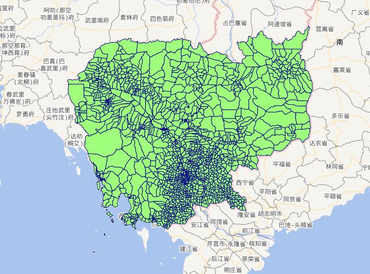 柬埔寨王国3级行政界限