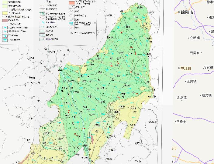 中国成都平原水文地质在线地图