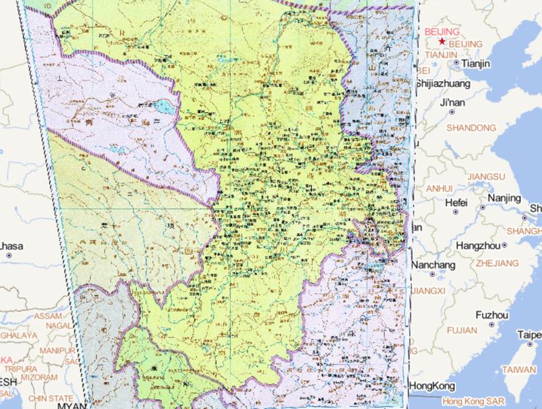 中国南北朝时期北周历史地图