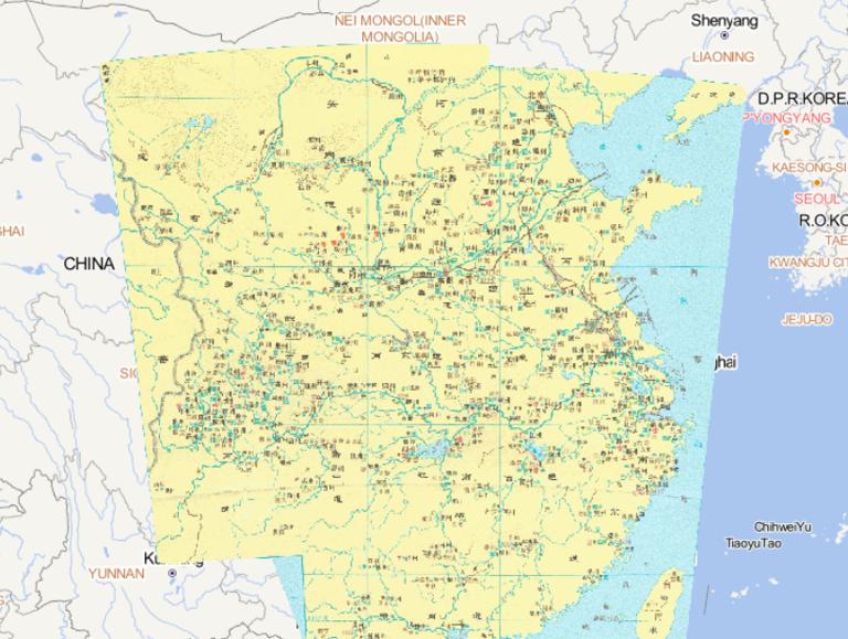 中国唐代商业城市与手工业物产分布在线历史地图