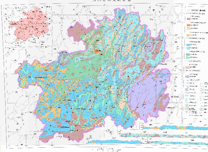 中国贵州省水文地质在线地图