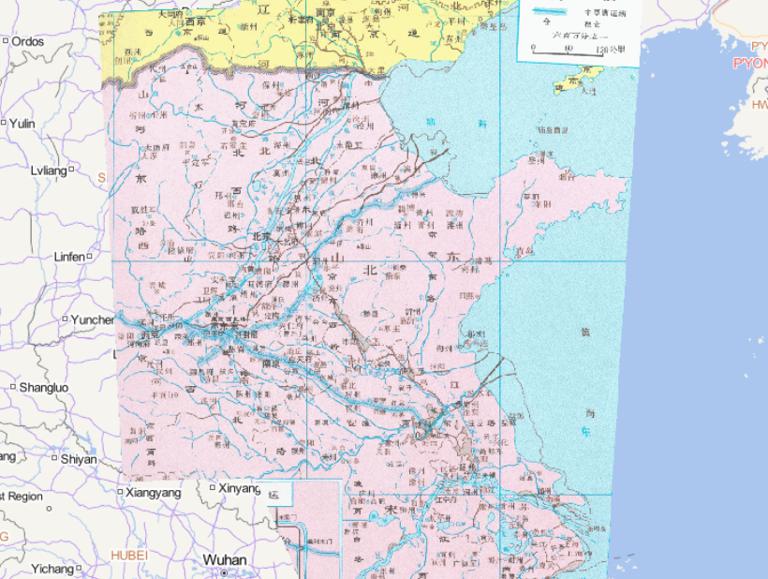 中国北宋时期漕运的在线历史地图