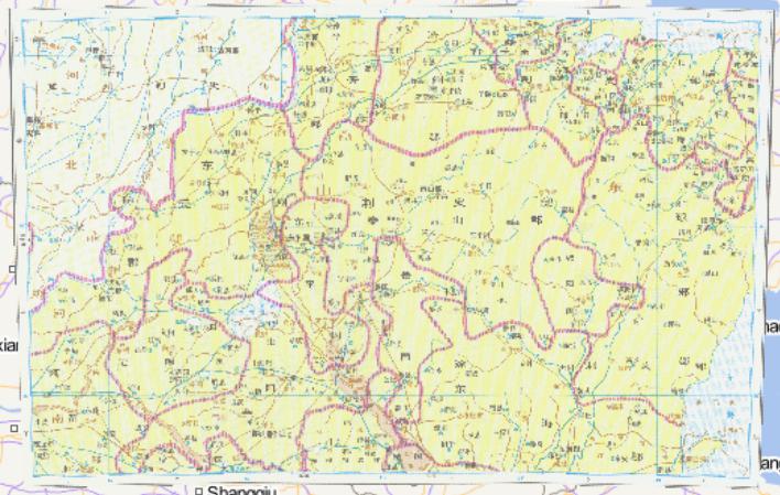 中国西汉时期东郡北海间诸郡在线历史地图