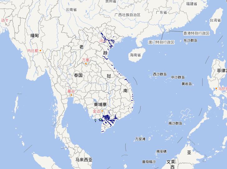 越南水域面积