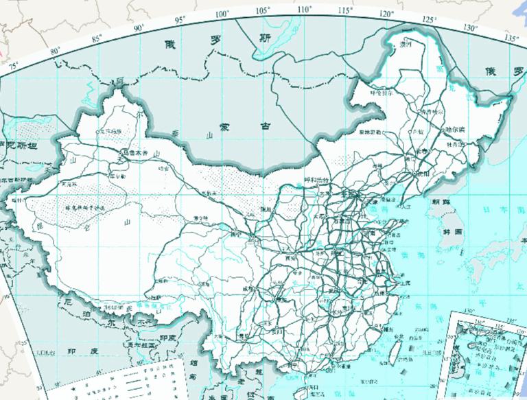 中华人民共和国基本要素版（1：3500万）在线地图
