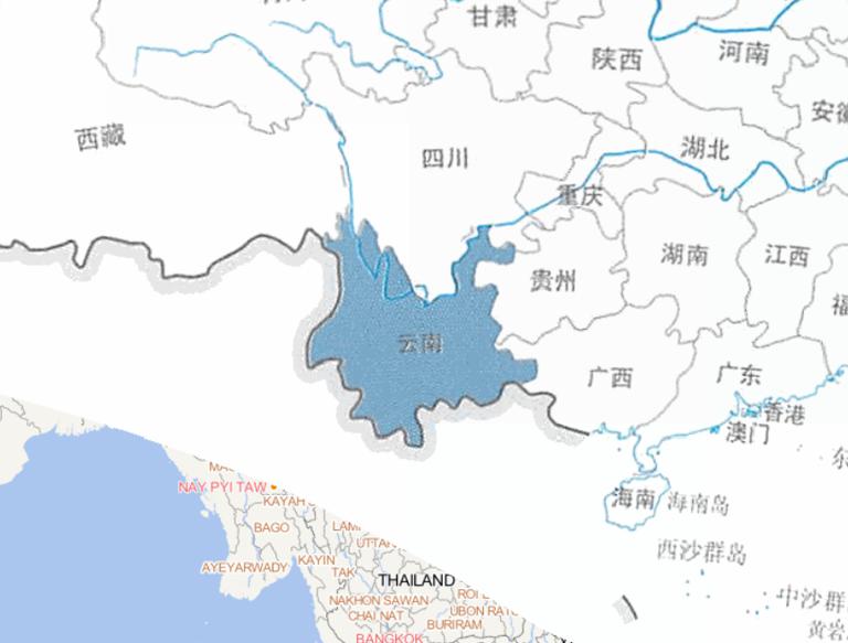 2014年7月上旬云南洪涝泥石流灾害分布在线地图
