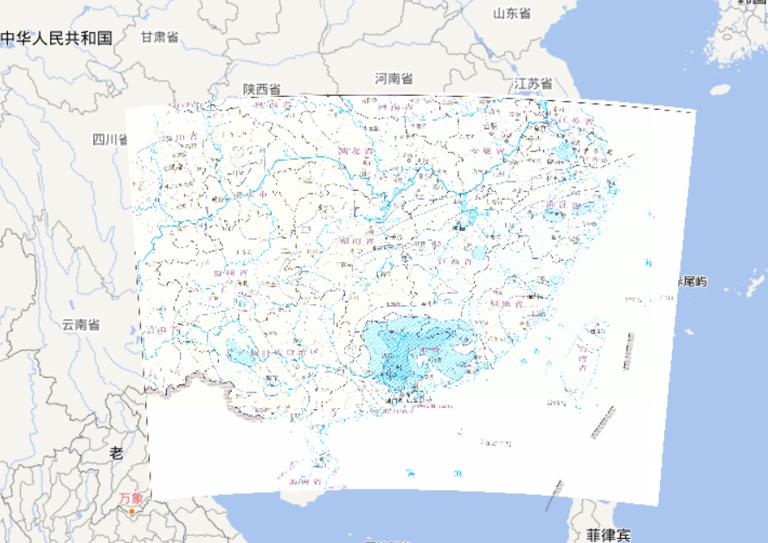 2010年5月6日中国南方洪涝灾害最大日雨量在线地图