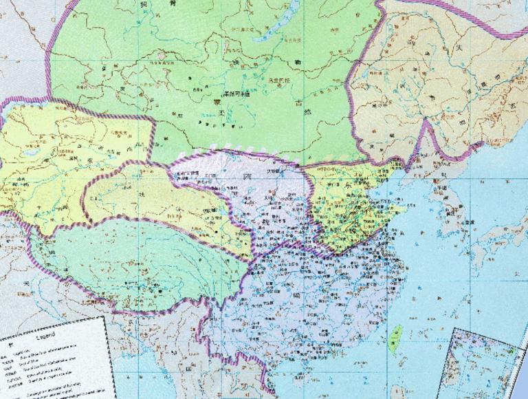中国南北朝时期梁、东魏、西魏历史地图