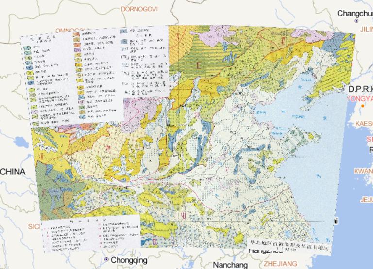 中国华北地区植被类型及植被土壤区在线地图
