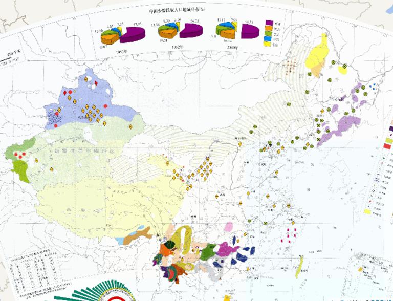 中国民族分布在线地图