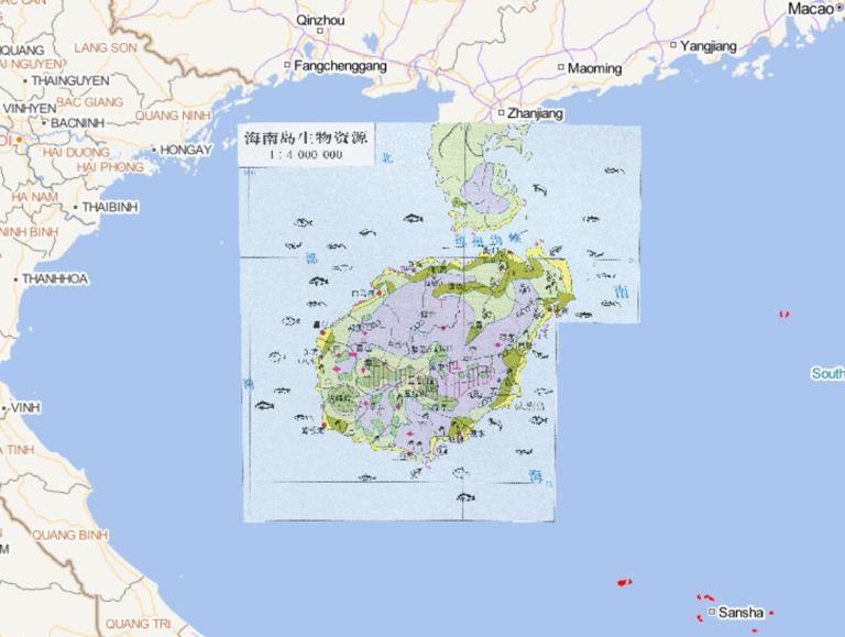 中国海南岛生物资源在线地图