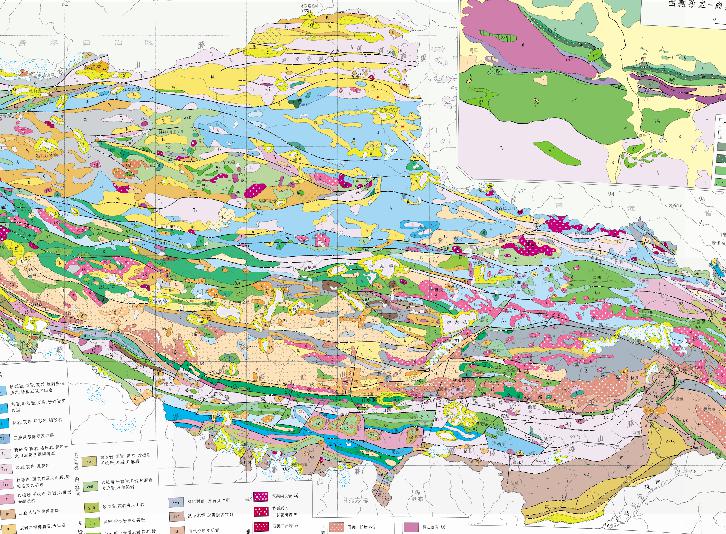 中国西藏自治区地质在线地图
